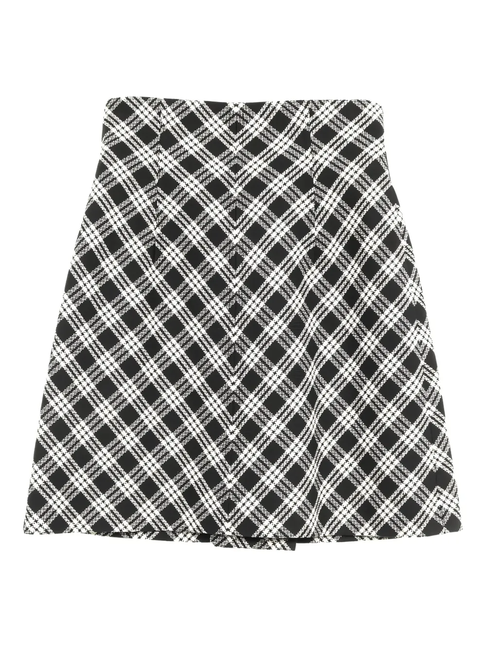 Christian Dior Pre-Owned 2010s box pleats check mini skirt | Black | Image 1