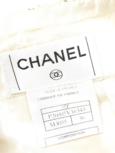 CHANEL Pre-Owned 1986-1988s Coco tweed mini skirt