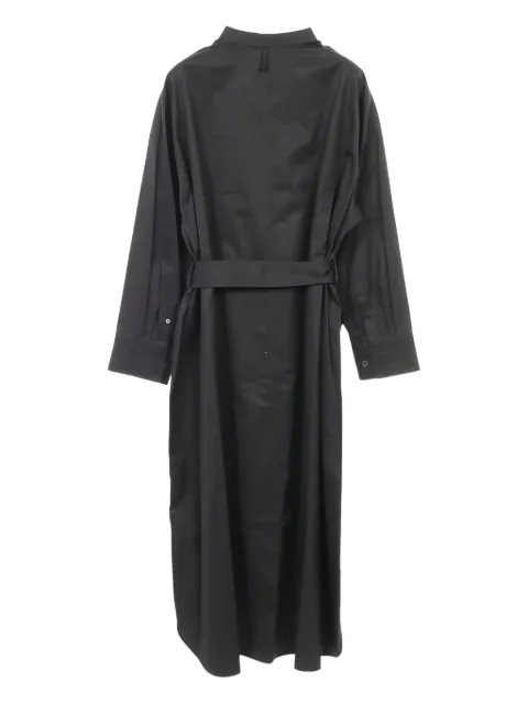 Hermès Pre-Owned vestido camisero con cuello alzado 2010
