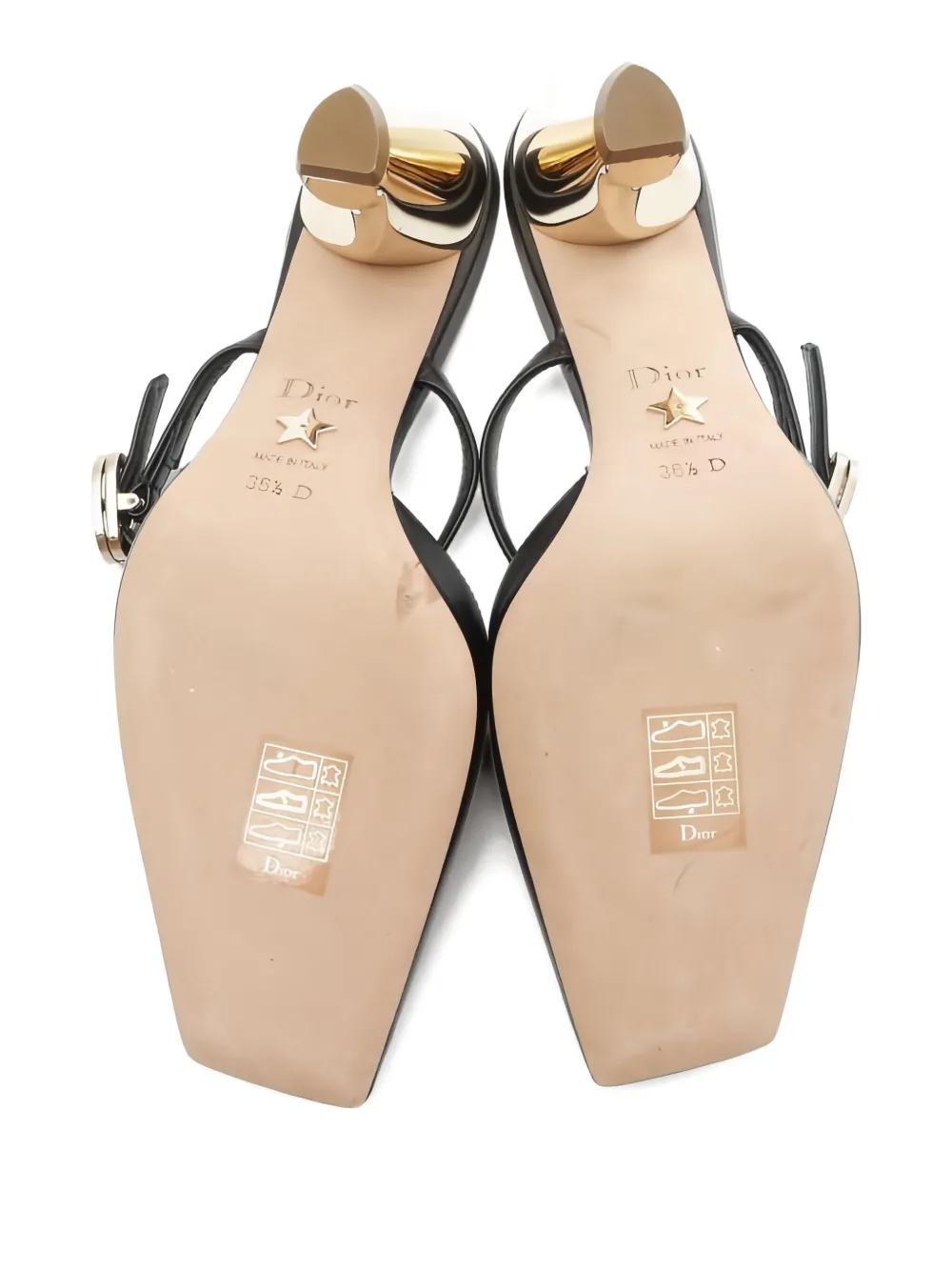 Christian Dior Pre-Owned 2000s 80mm logo sandals | Image 2