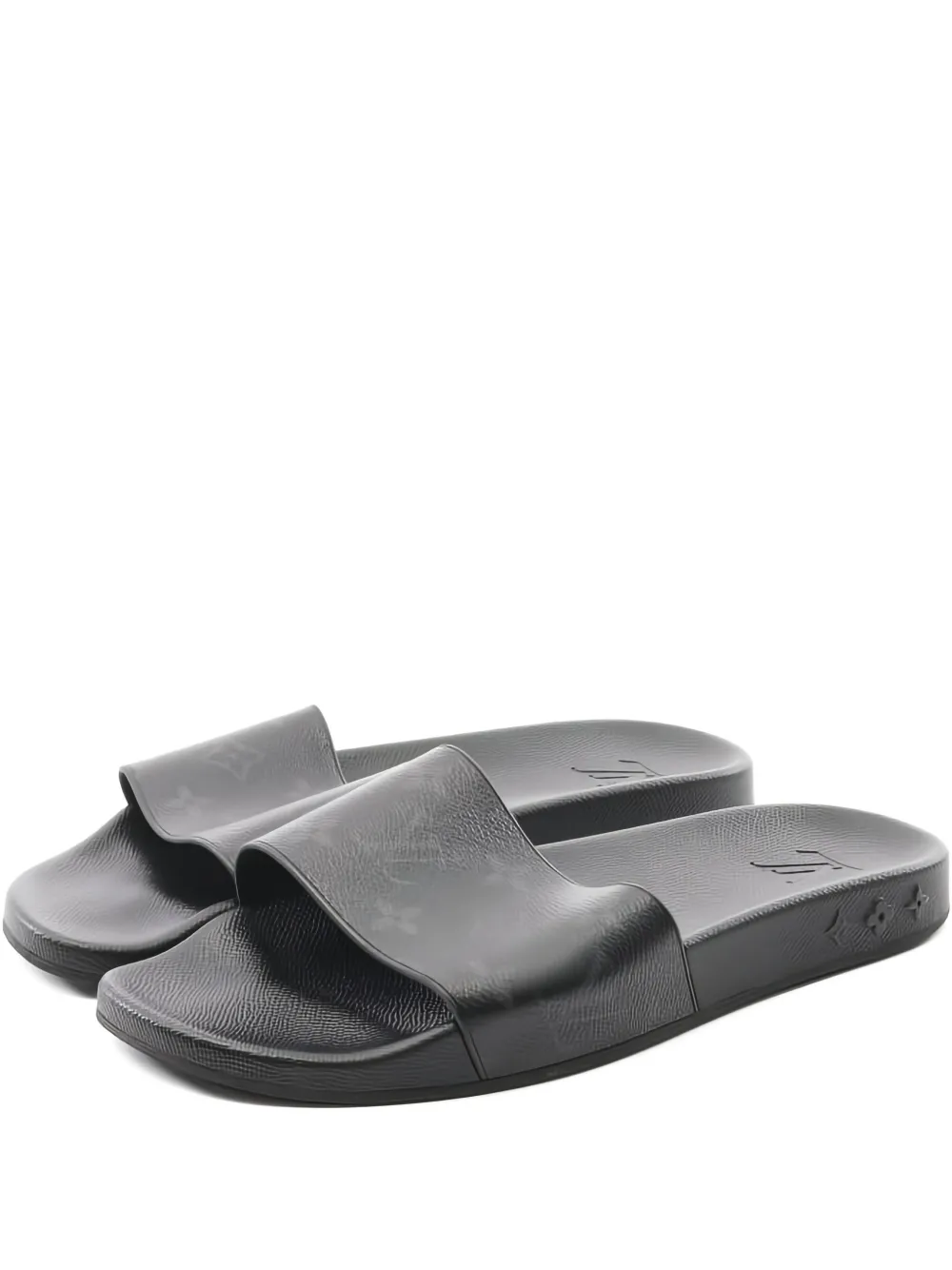 Louis Vuitton Pre-Owned 2000s monogram slide sandals | Black | Image 1