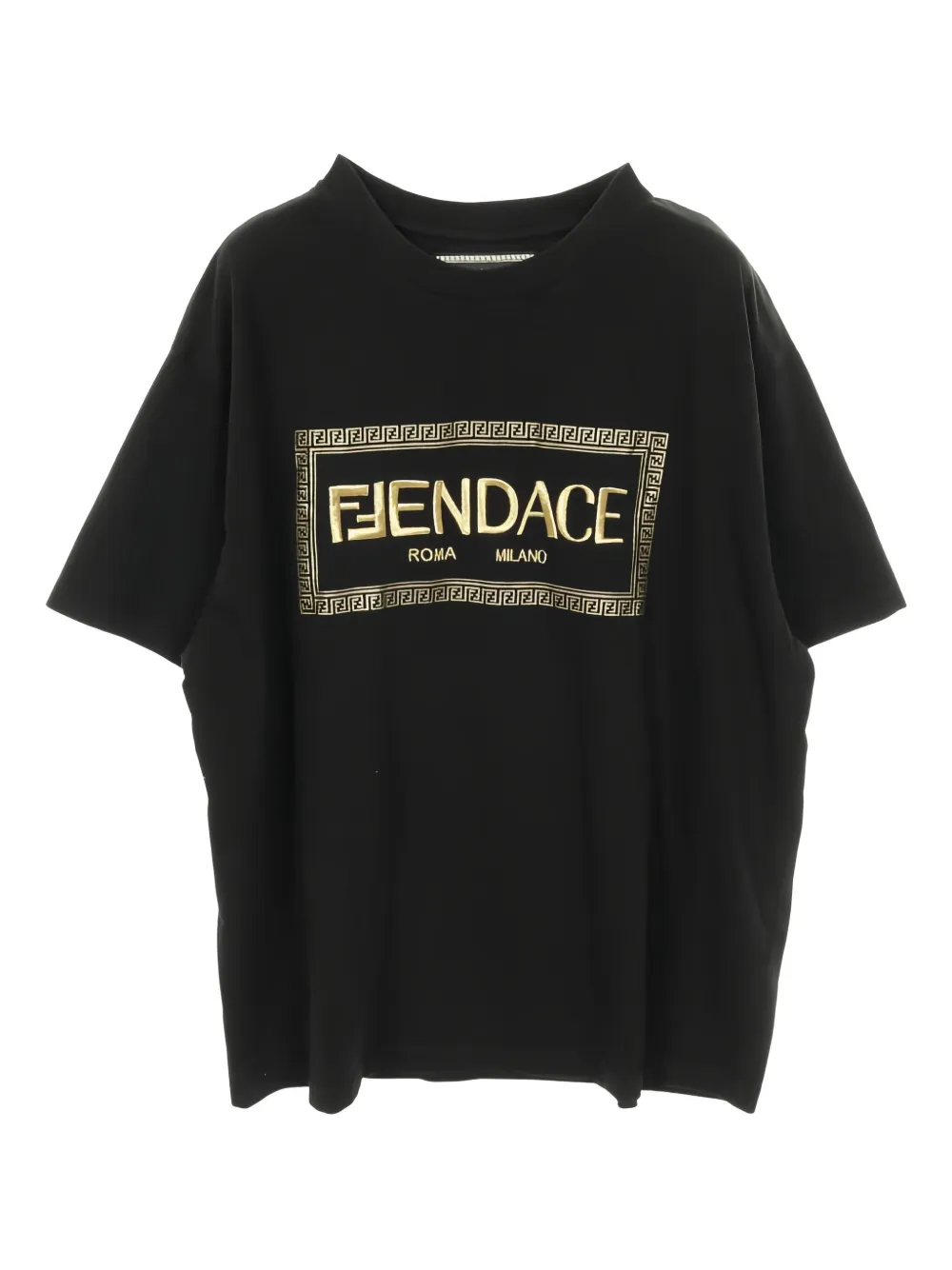 Fendi Pre-Owned 2000s logo T-shirt | Black | Image 1