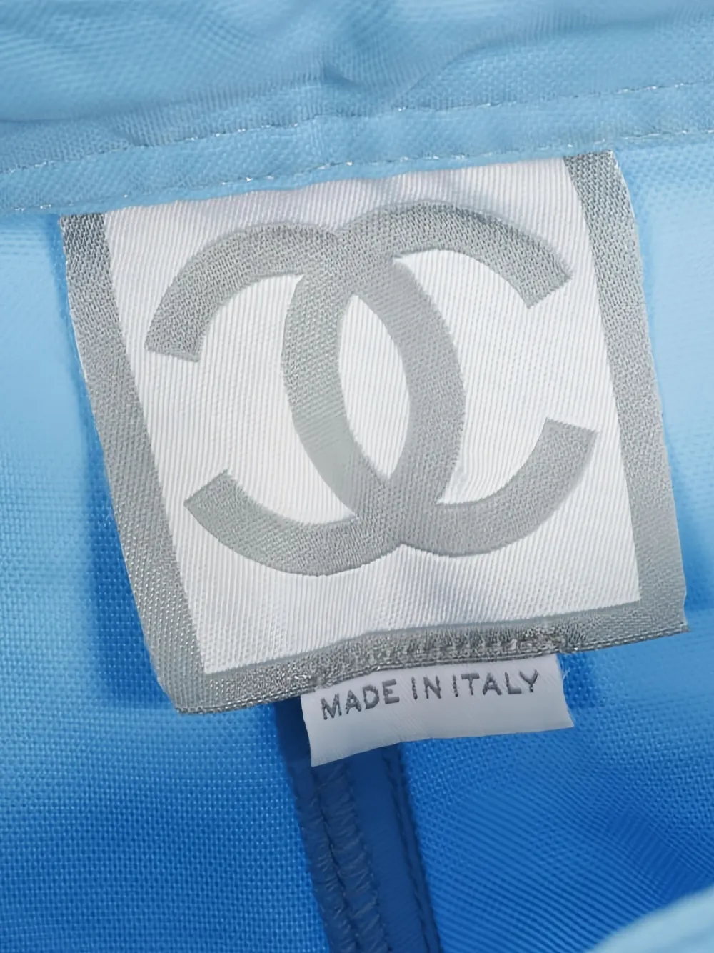 Pre-owned Chanel Coco Zip Shorts In Blue