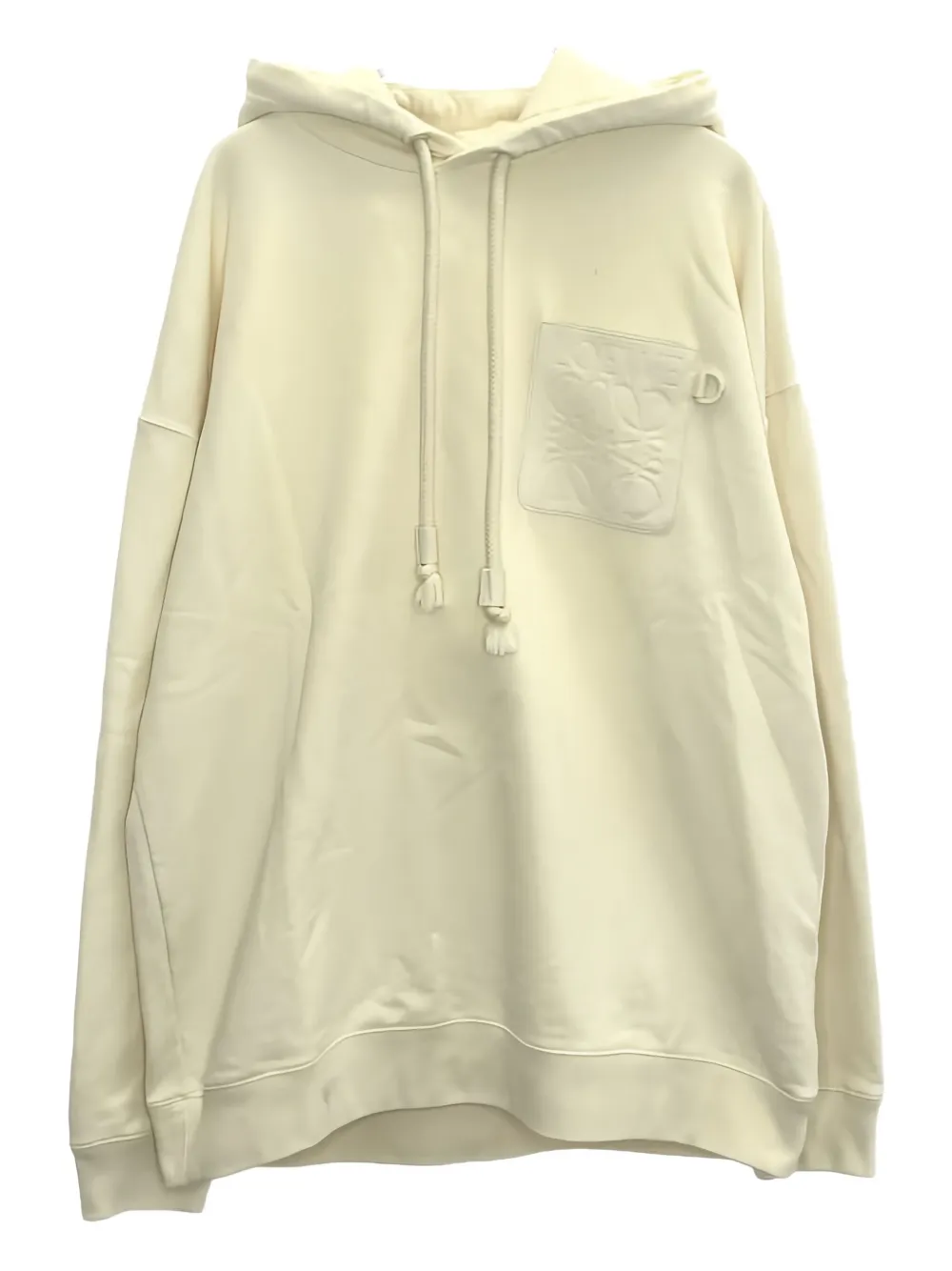 Loewe Pre-Owned logo hooded sweatshirt | Neutrals | Image 1