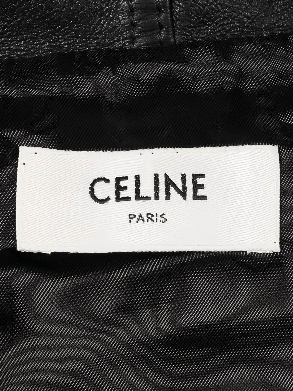 Celine Pre-Owned 2000s leather hoodie | Image 2