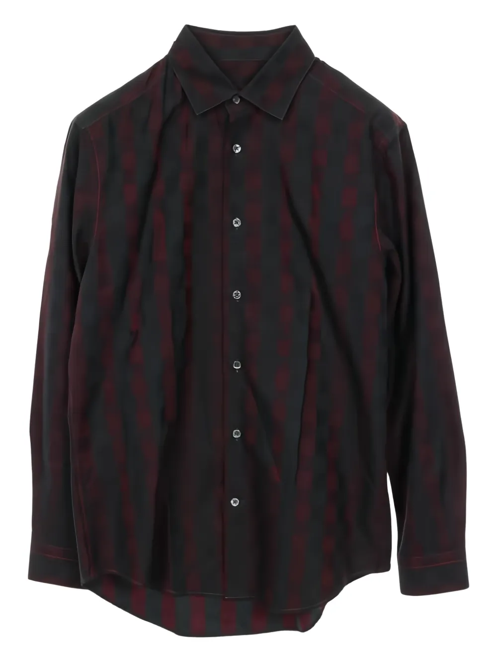 Louis Vuitton Pre-Owned 2000s Damier long sleeve shirt | Red | Image 1