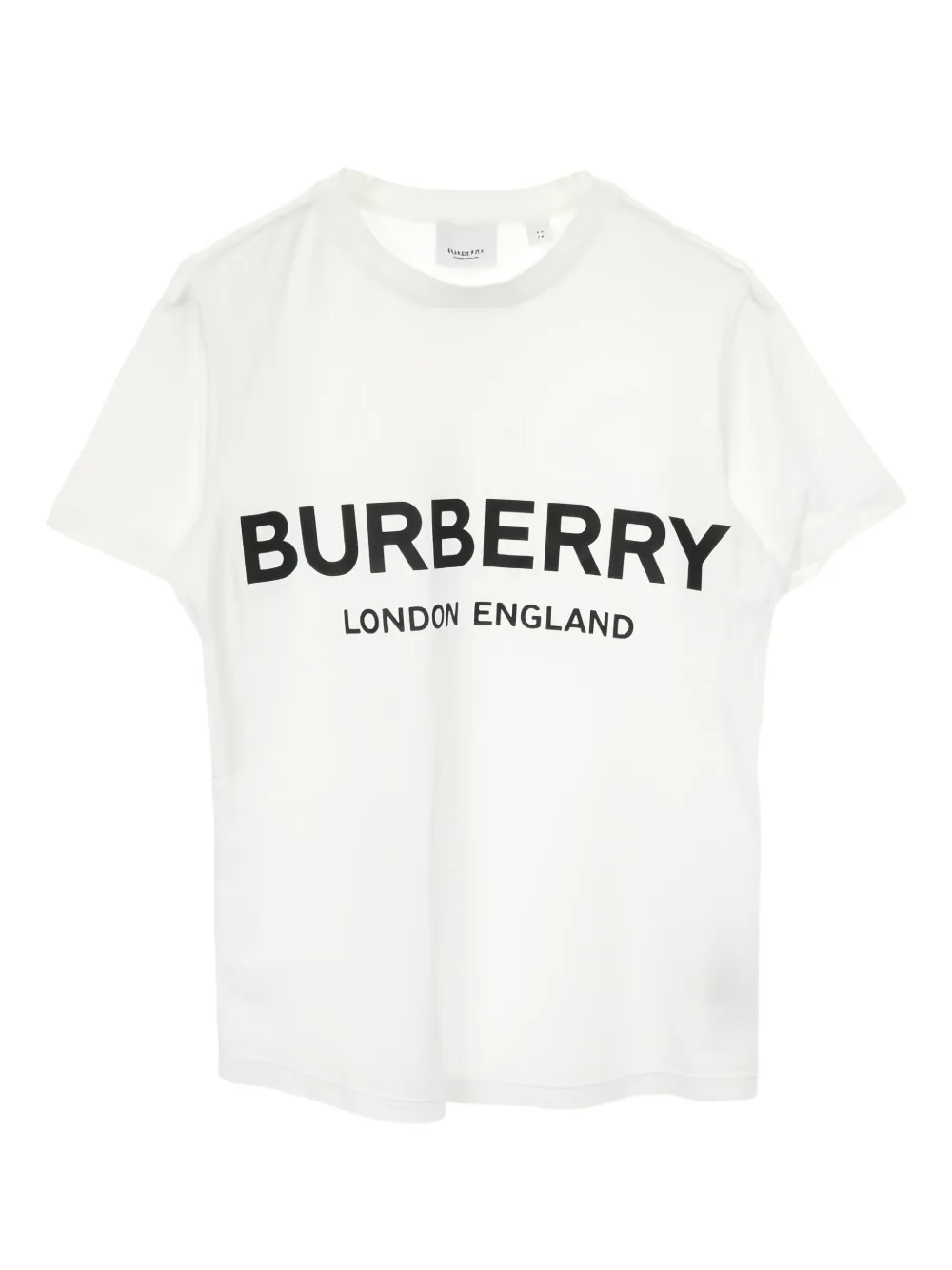Burberry Pre-Owned 2000s logo-print crew-neck T-shirt | White | Image 1