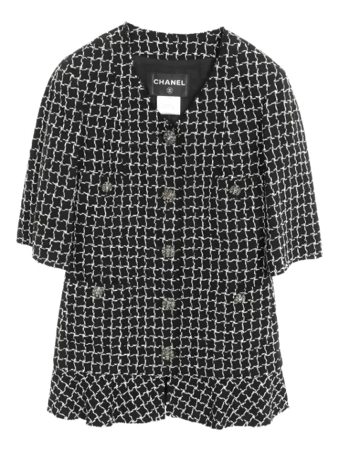 CHANEL Pre-Owned 1986-1988 button tweed jacket