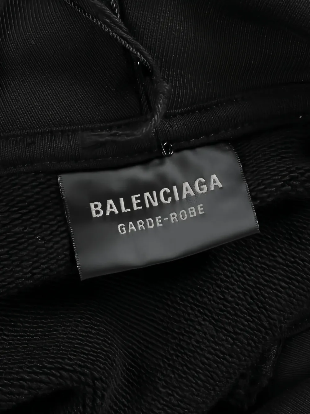 Pre-owned Balenciaga 2020s Cotton Hoodie In Black