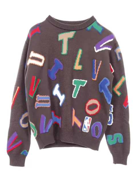 Louis Vuitton Pre-Owned 2010s x NBA crew-neck sweater