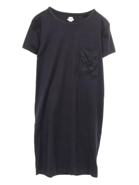 Hermès Pre-Owned robe à broderies (années 2010)