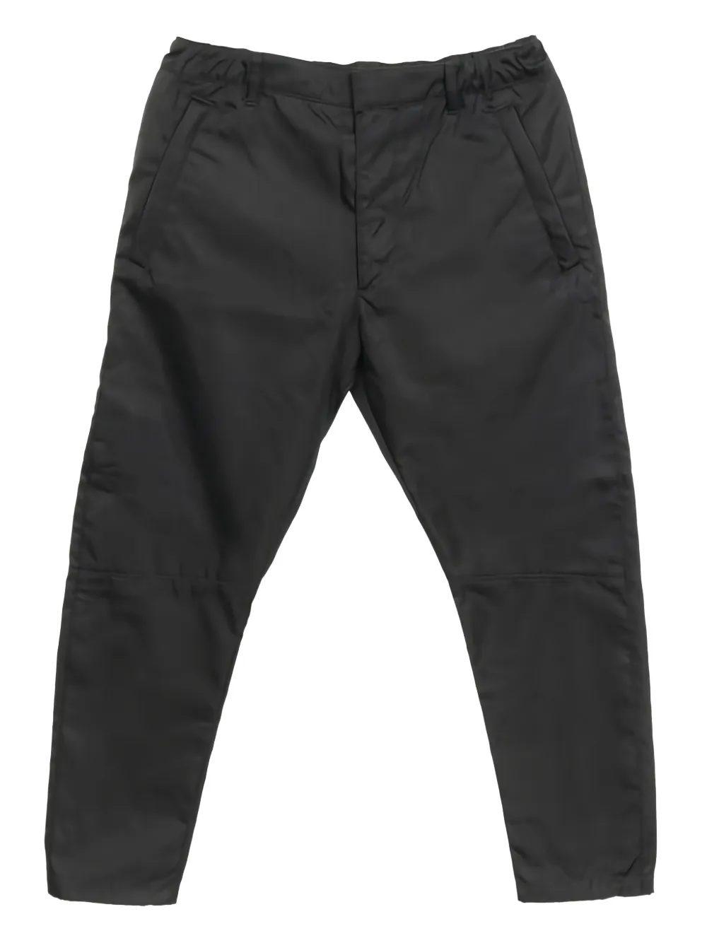 Prada Pre-Owned 2010s logo plaque trousers | Black | Image 1