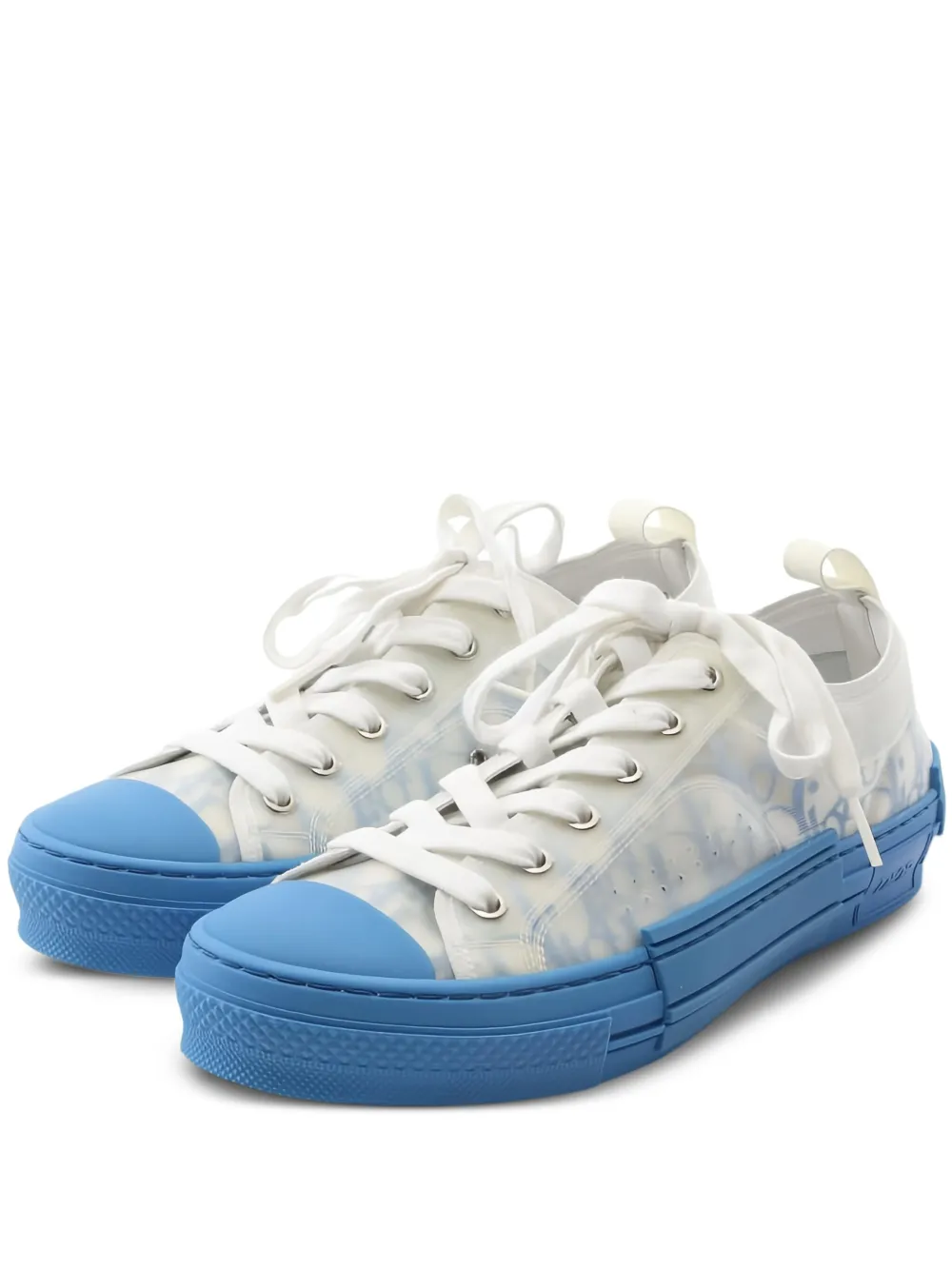 Christian Dior Pre-Owned 2010s B23 oblique low-cut sneakers | White | Image 1