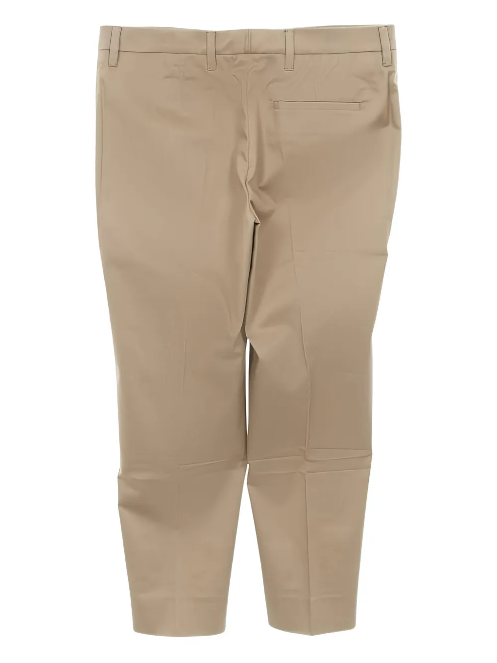 Pre-owned Miu Miu Zipped Slacks Trousers In Neutral