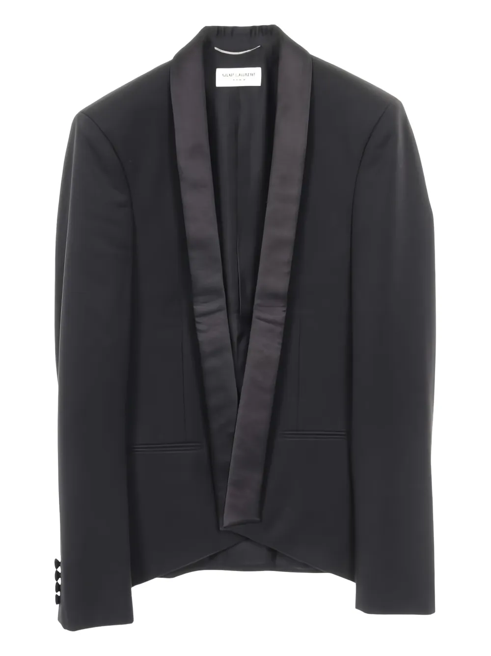 Saint Laurent Pre-Owned tailored wool jacket | Black | Image 1