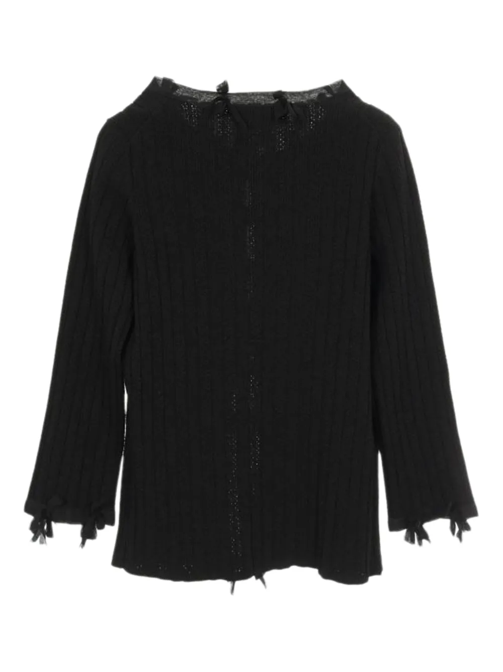 CHANEL Pre-Owned 1986-1988 ribbon cardigan | Image 2