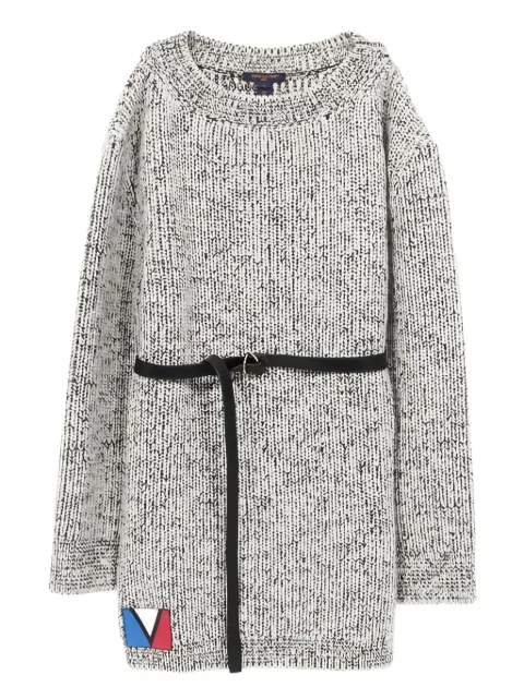 Louis Vuitton Pre-Owned 2010s knit belted mini dress