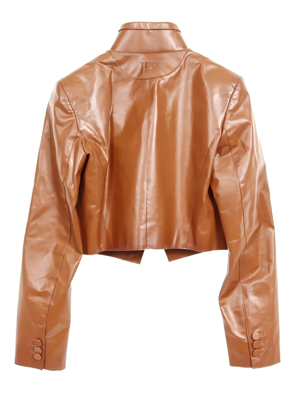 Fendi Pre-Owned 2020s button leather jacket | Image 2