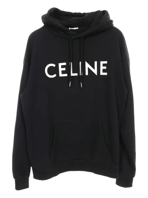 Celine Pre-Owned hoodie con logo estampado 2010