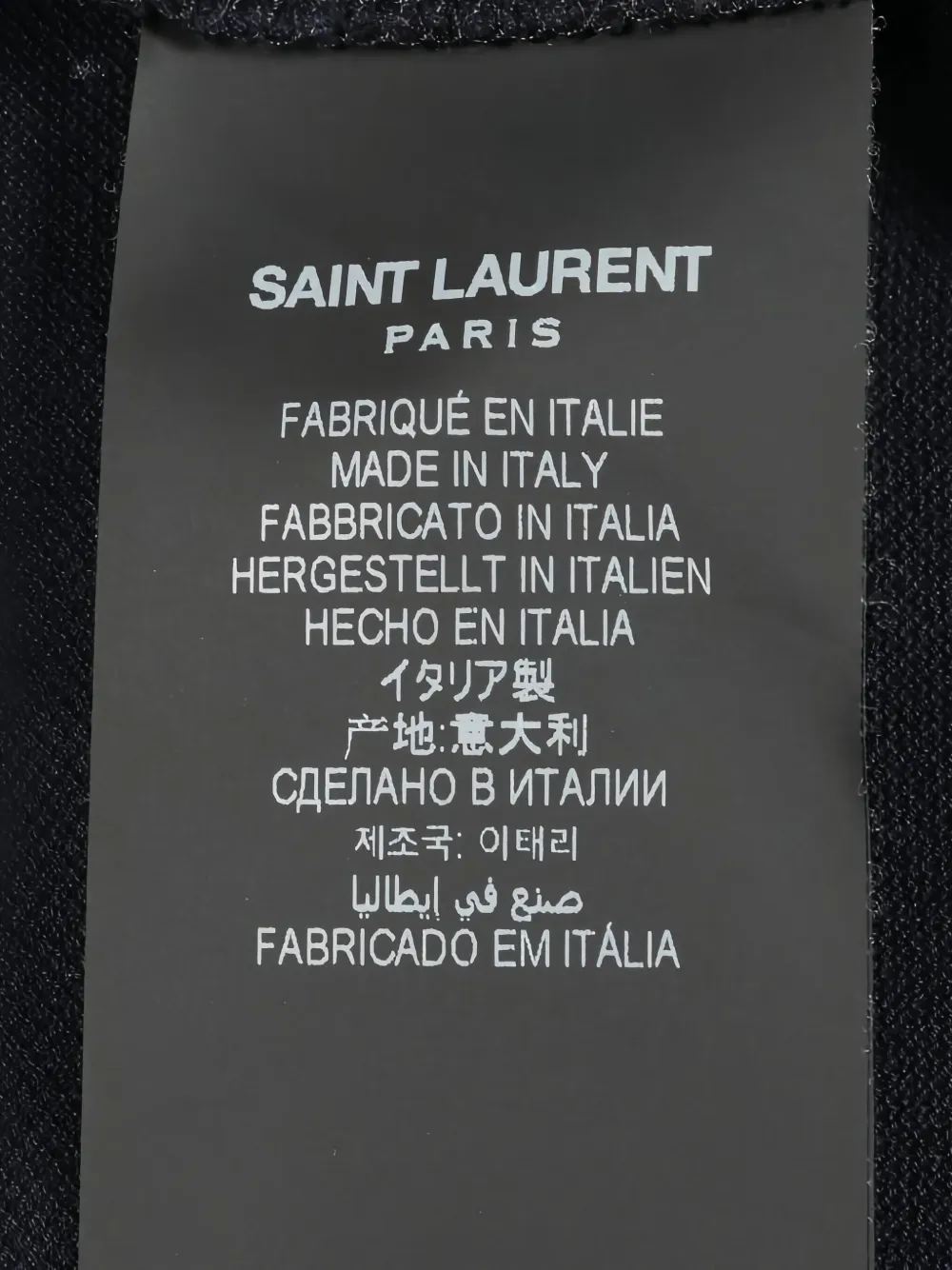Pre-owned Saint Laurent 2000s Cotton Polo Shirt In Blue