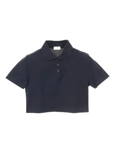 Saint Laurent Pre-Owned 2000s cotton polo shirt