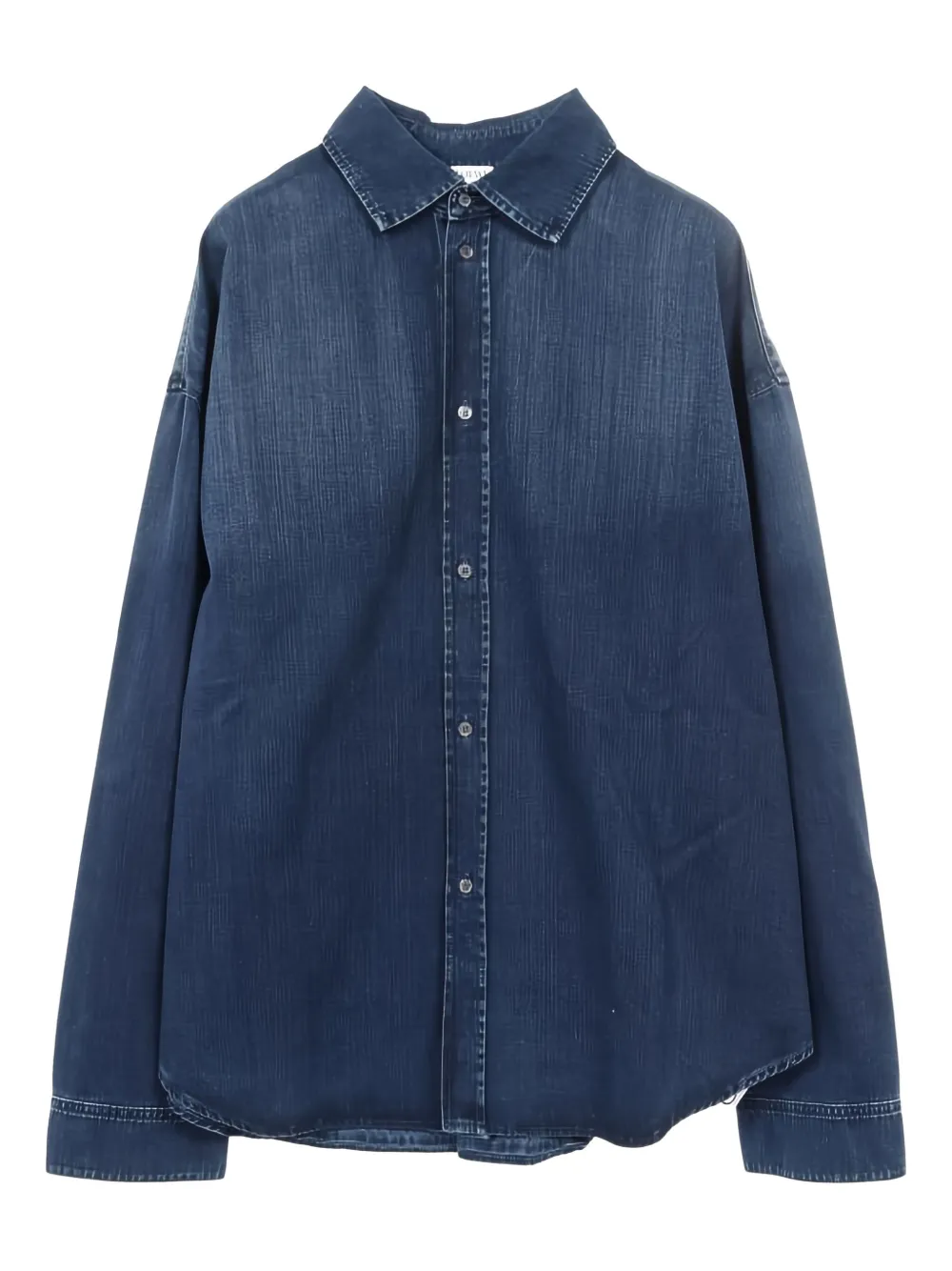 Loewe Pre-Owned 2020s Anagram denim shirt | Blue | Image 1