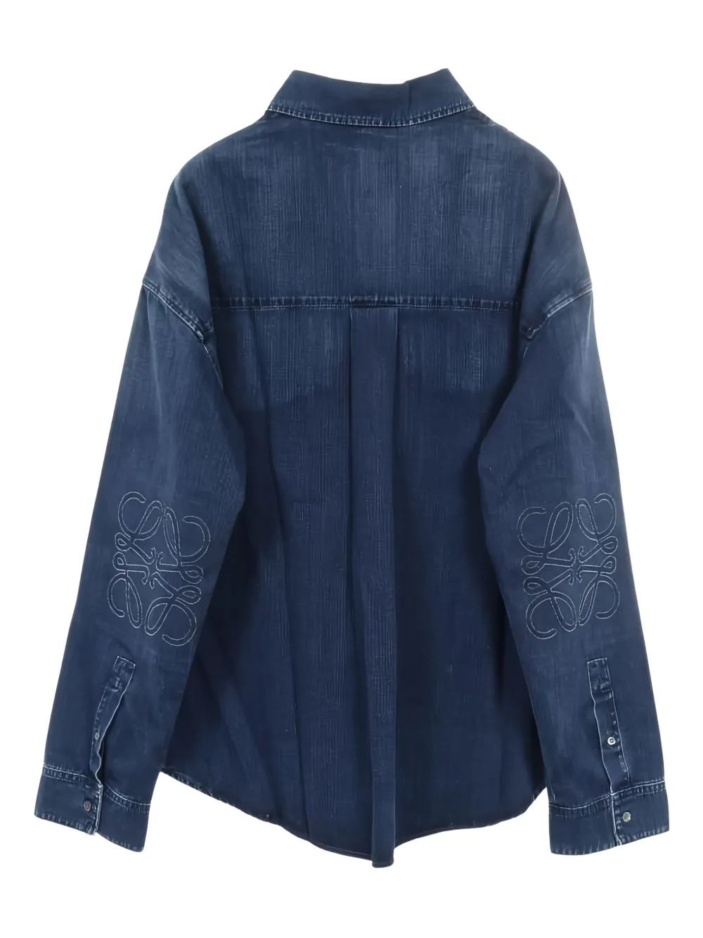 Loewe Pre-Owned 2020s Anagram denim shirt | Image 2