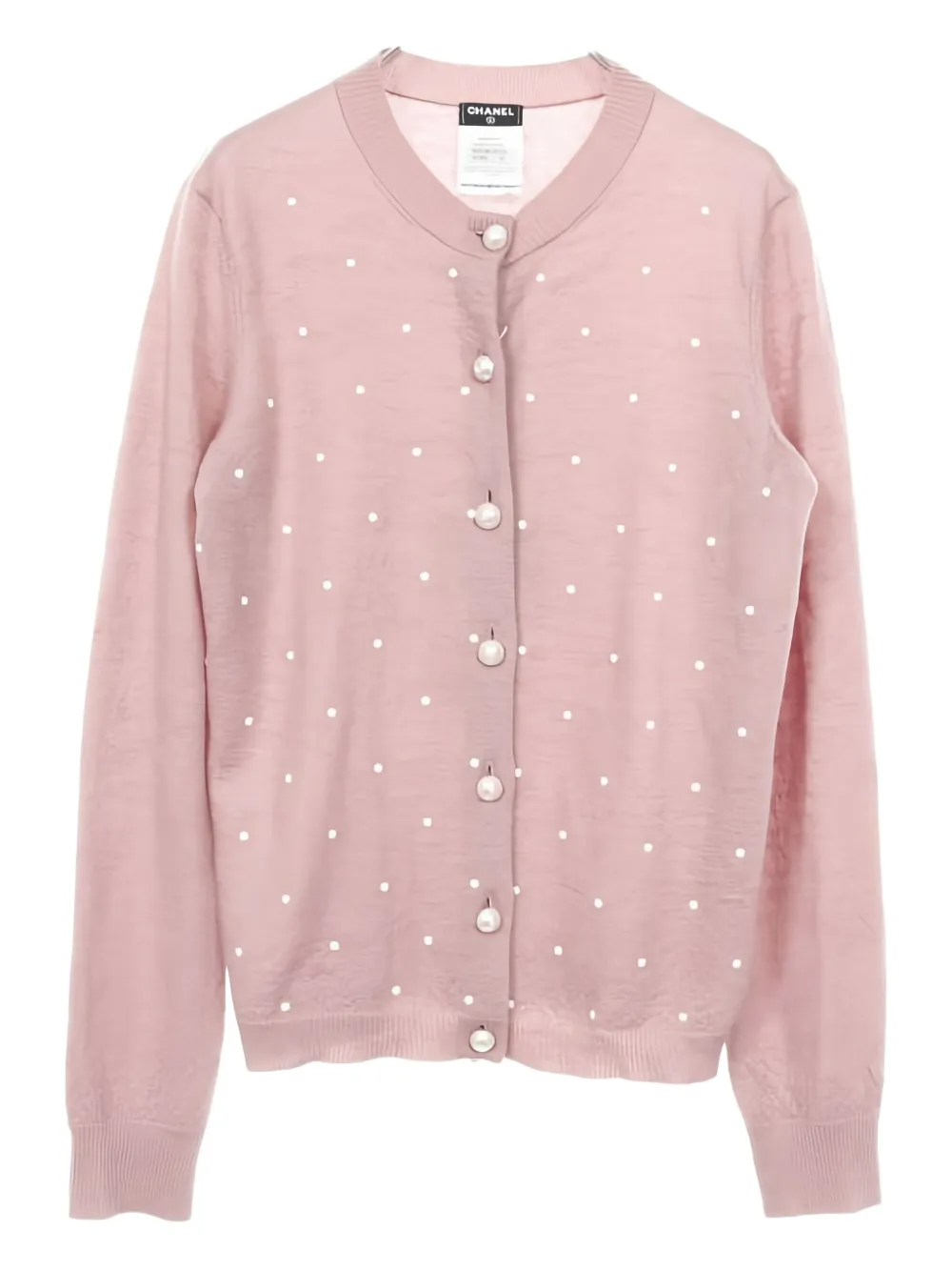 CHANEL Pre-Owned 1986-1988 デコラティブ カーディガン - ピンク