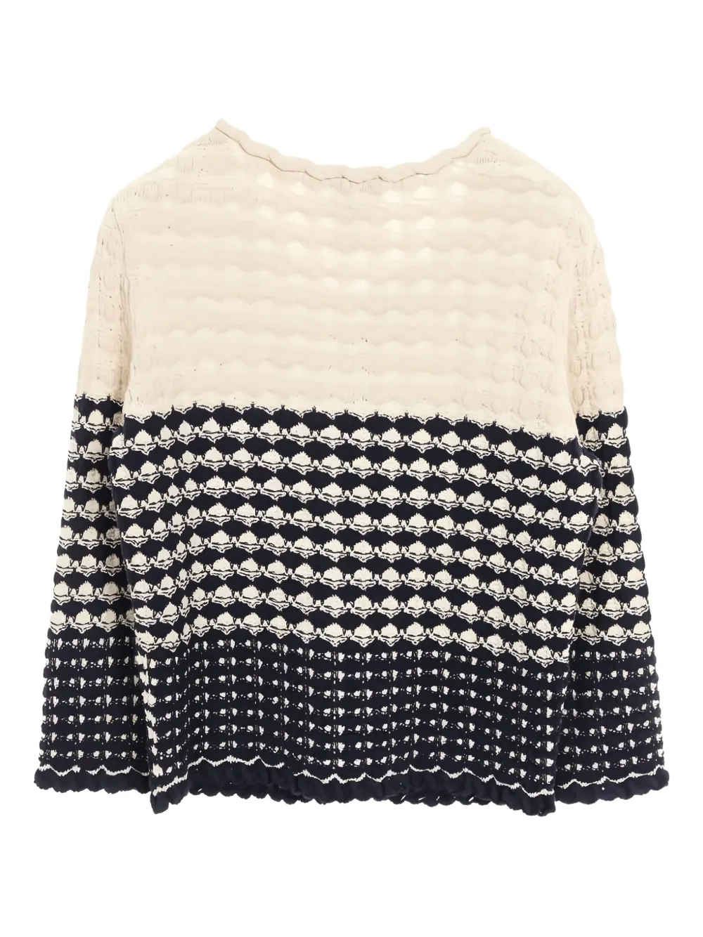 CHANEL Pre-Owned cárdigan Coco Mark con botones y cuello redondo1986-1988 | Image 2