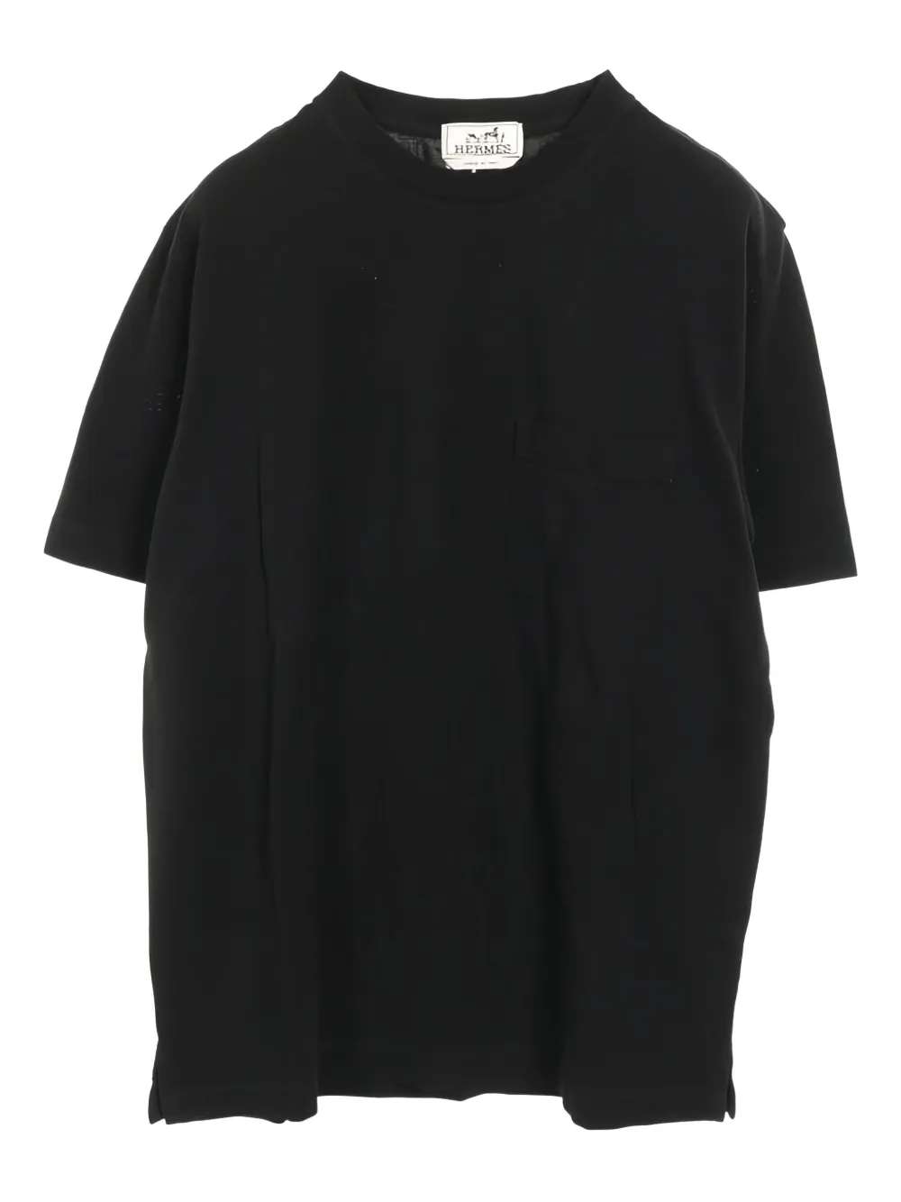 Hermès Pre-Owned playera de piqué con bordado H 2020 | negro | Image 1
