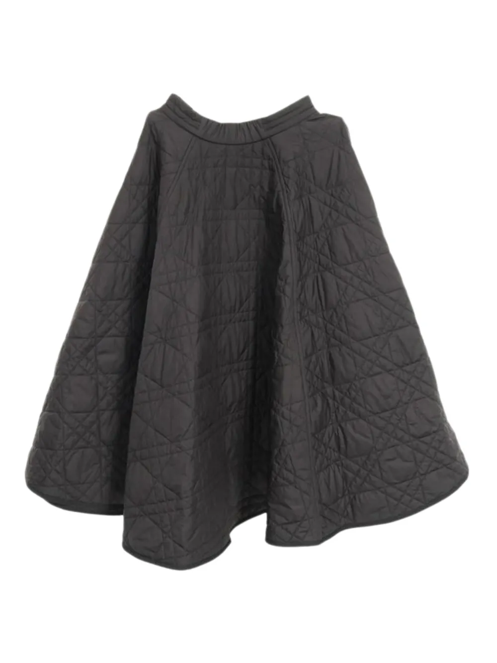 Christian Dior Pre-Owned 2010s gewatteerde midi-rok - Zwart