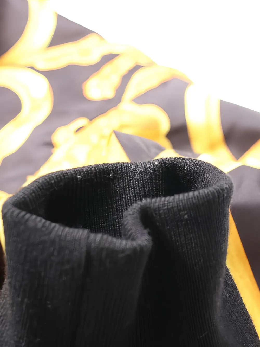 Pre-owned Versace 2010s Barocco Medusa Reversible Jacket In Black
