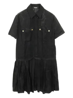 moncler denim dress Moncler Enfant Girls Blue Denim Logo Dress