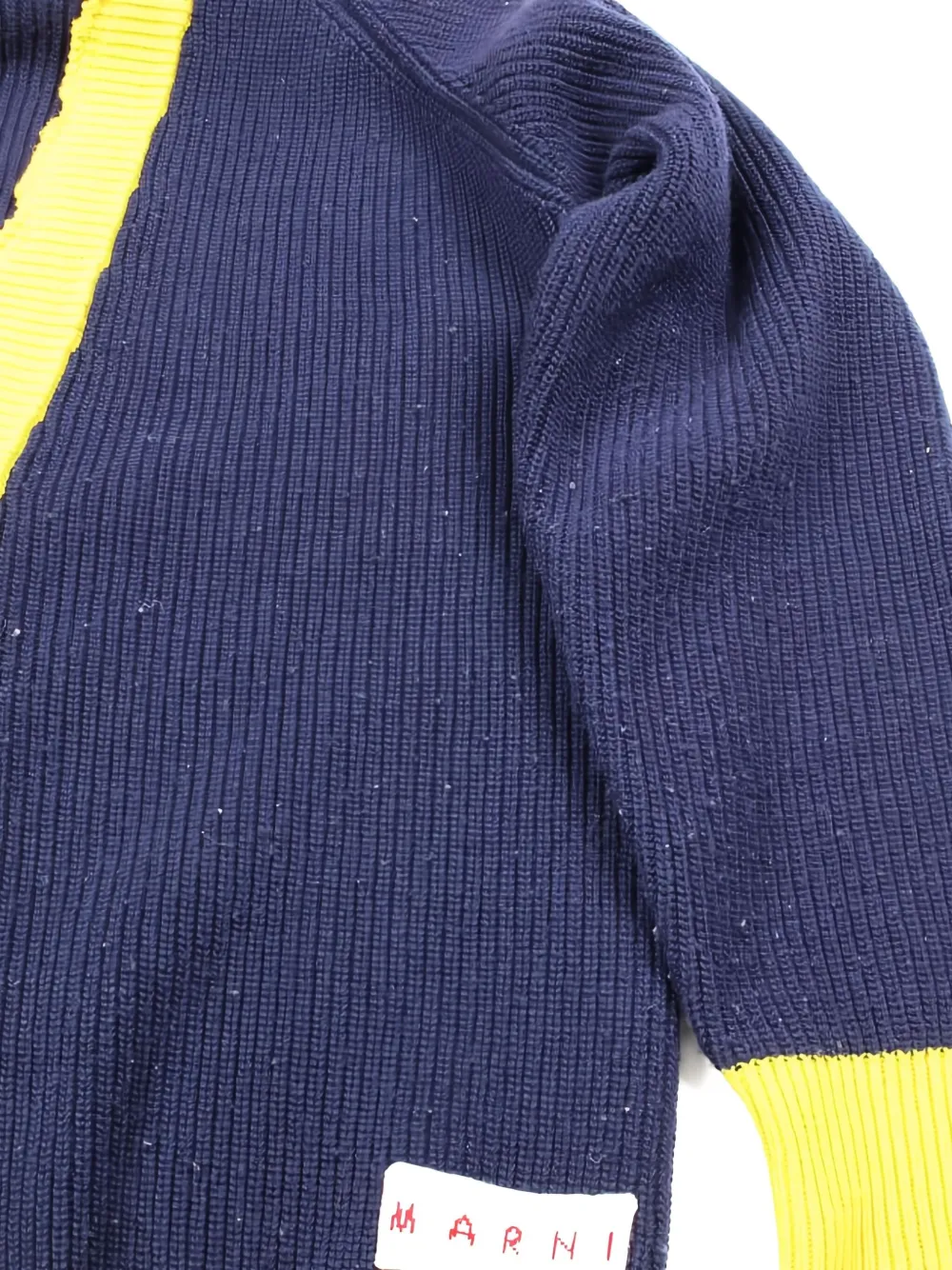 Pre-owned Marni 00s Buttoned Cardigan In Blue