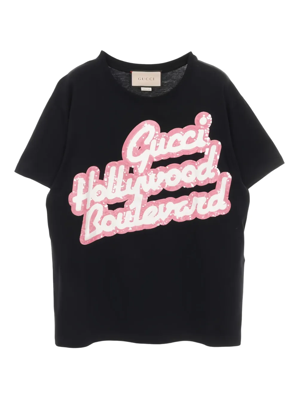 Gucci Pre-Owned 10s sequin-embellished T-shirt | Black | Image 1