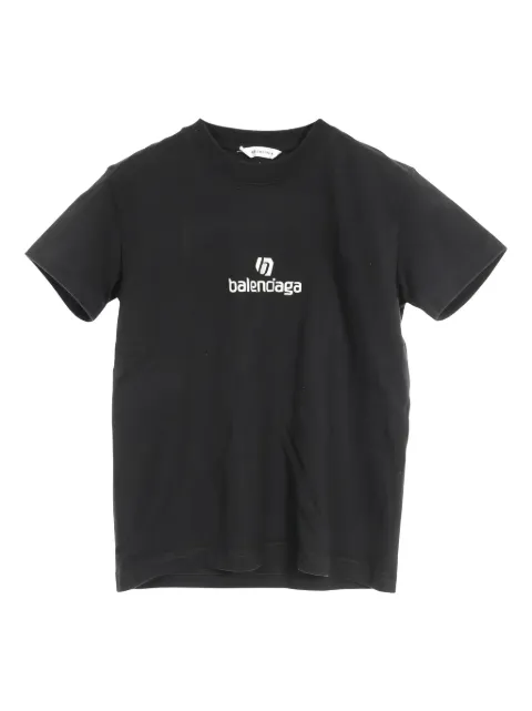 Balenciaga Pre-Owned 00s logo-embroidered T-shirt
