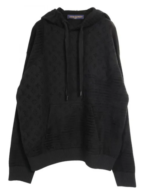 Louis Vuitton Pre-Owned 10s monogram jacquard hoodie