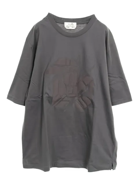 Hermès Pre-Owned playera con diseño geométrico 10