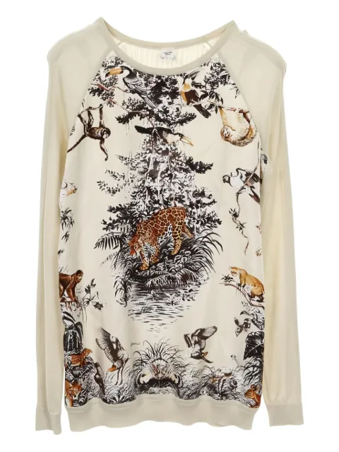 Hermès Pre-Owned suéter con estampado 00