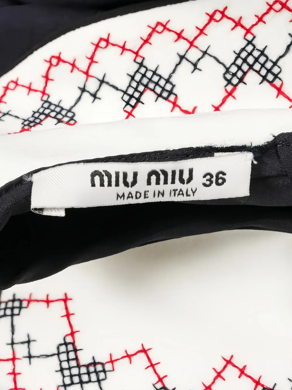 Pre-owned Miu Miu 00s Embroidered-collar Dress In Blue