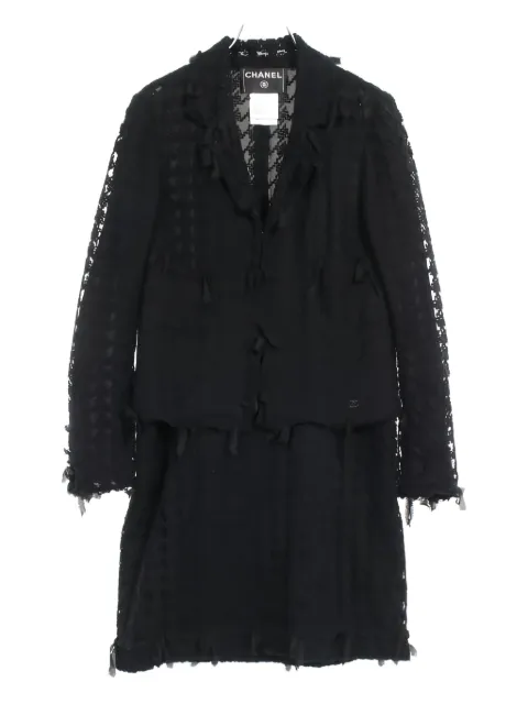 CHANEL Pre-Owned 1986-1988 single-breasted suit