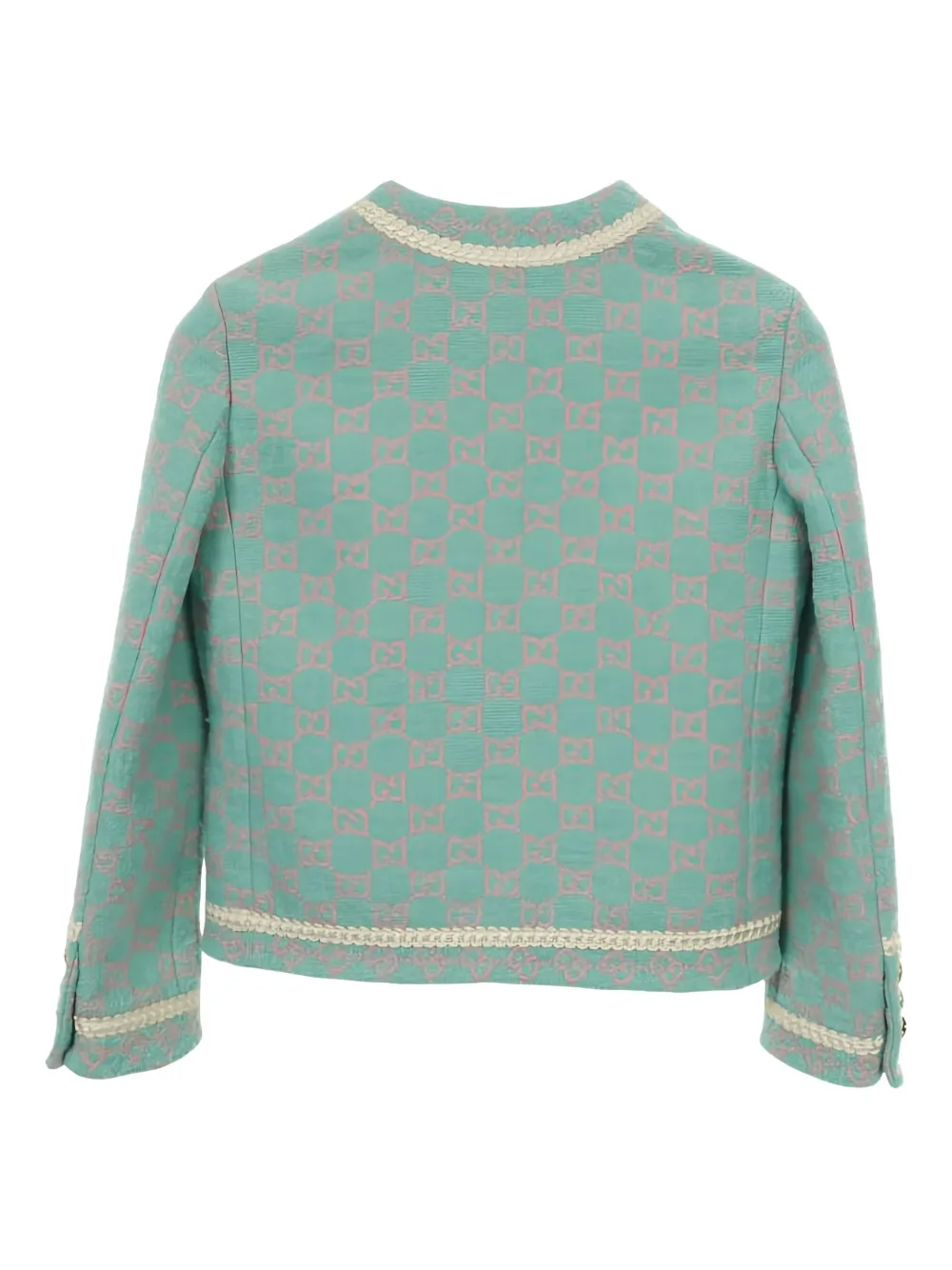 Gucci Pre-Owned wool-cotton tweed jacket | Image 2