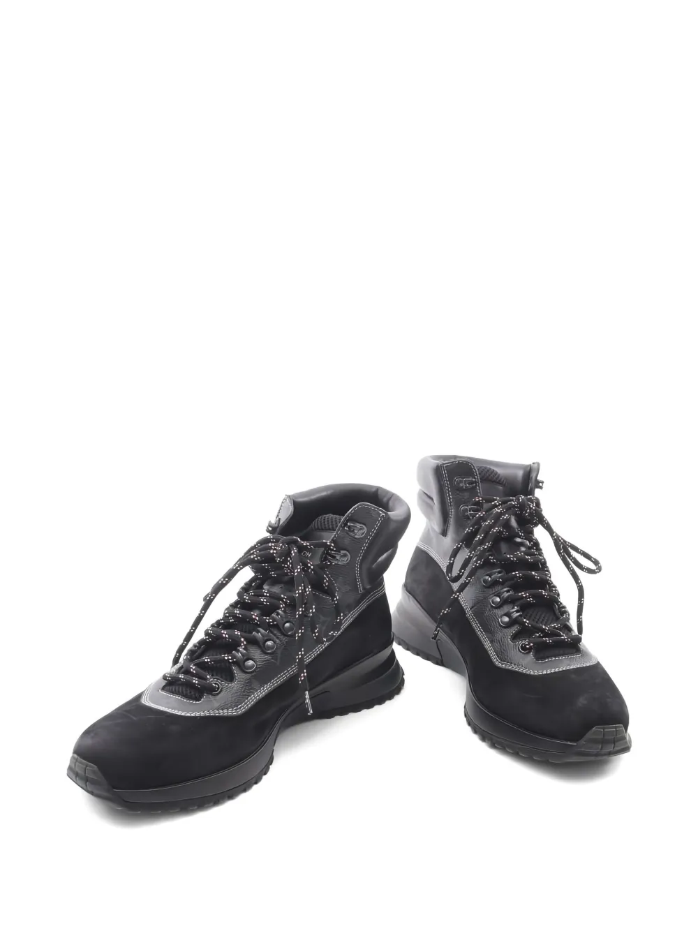 Pre-owned Louis Vuitton Canyon Line Boots In Black