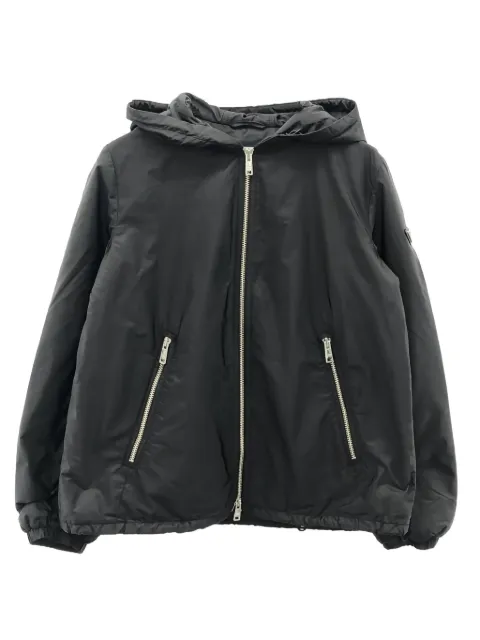 Prada Pre-Owned chamarra con cierre y capucha