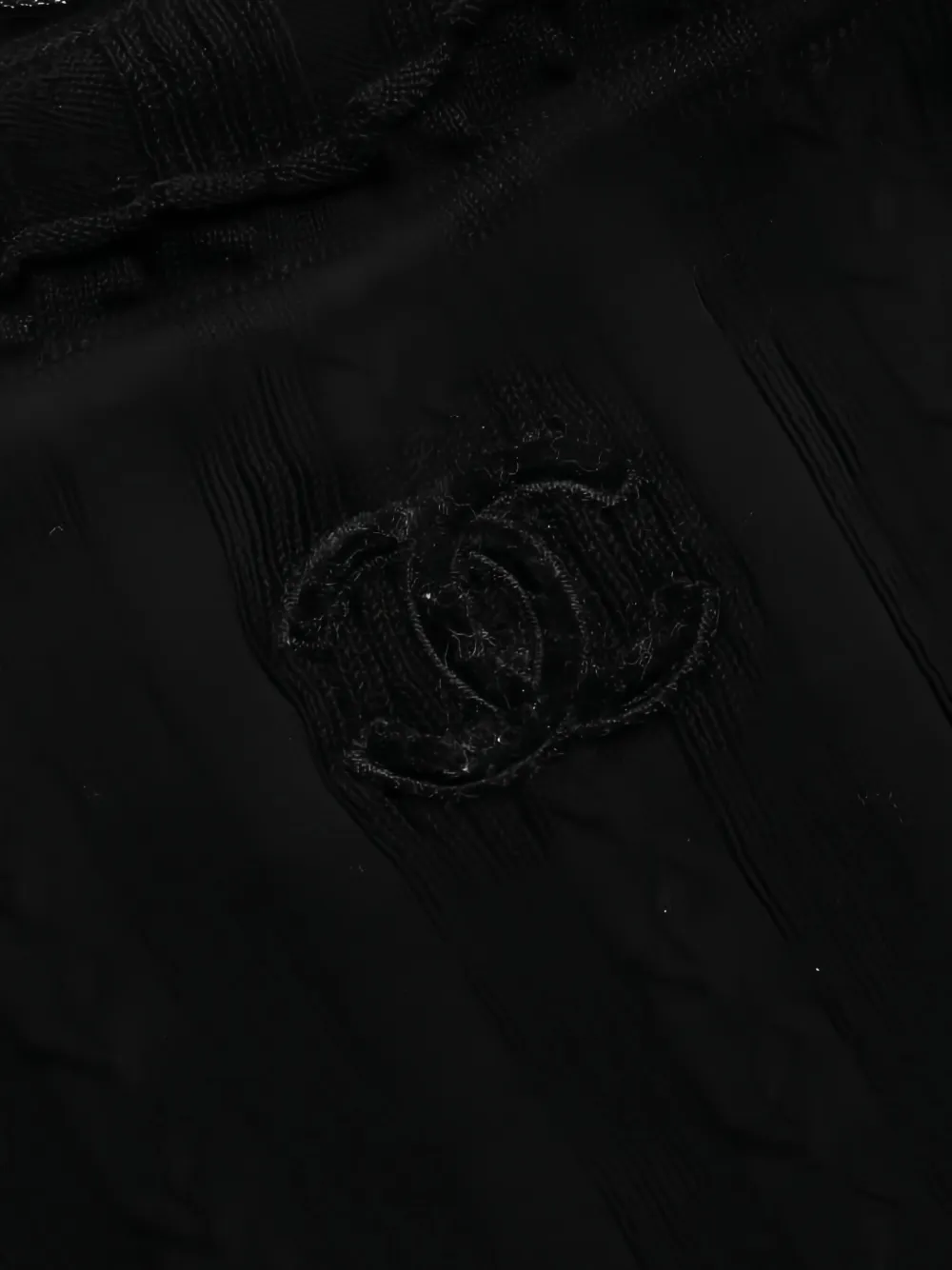 CHANEL Pre-Owned ribbed knitted top | Knitted Tops | Image 2