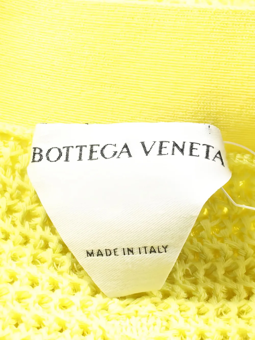 Pre-owned Bottega Veneta 2020s Fringe Mini Skirt In Yellow