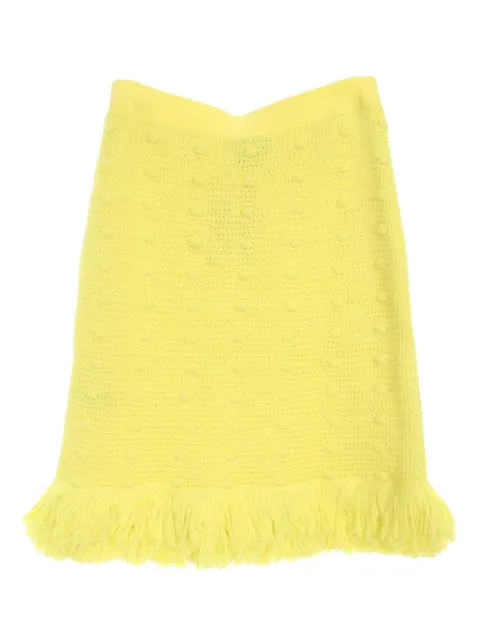 Bottega Veneta Pre-Owned 2020s fringe mini skirt