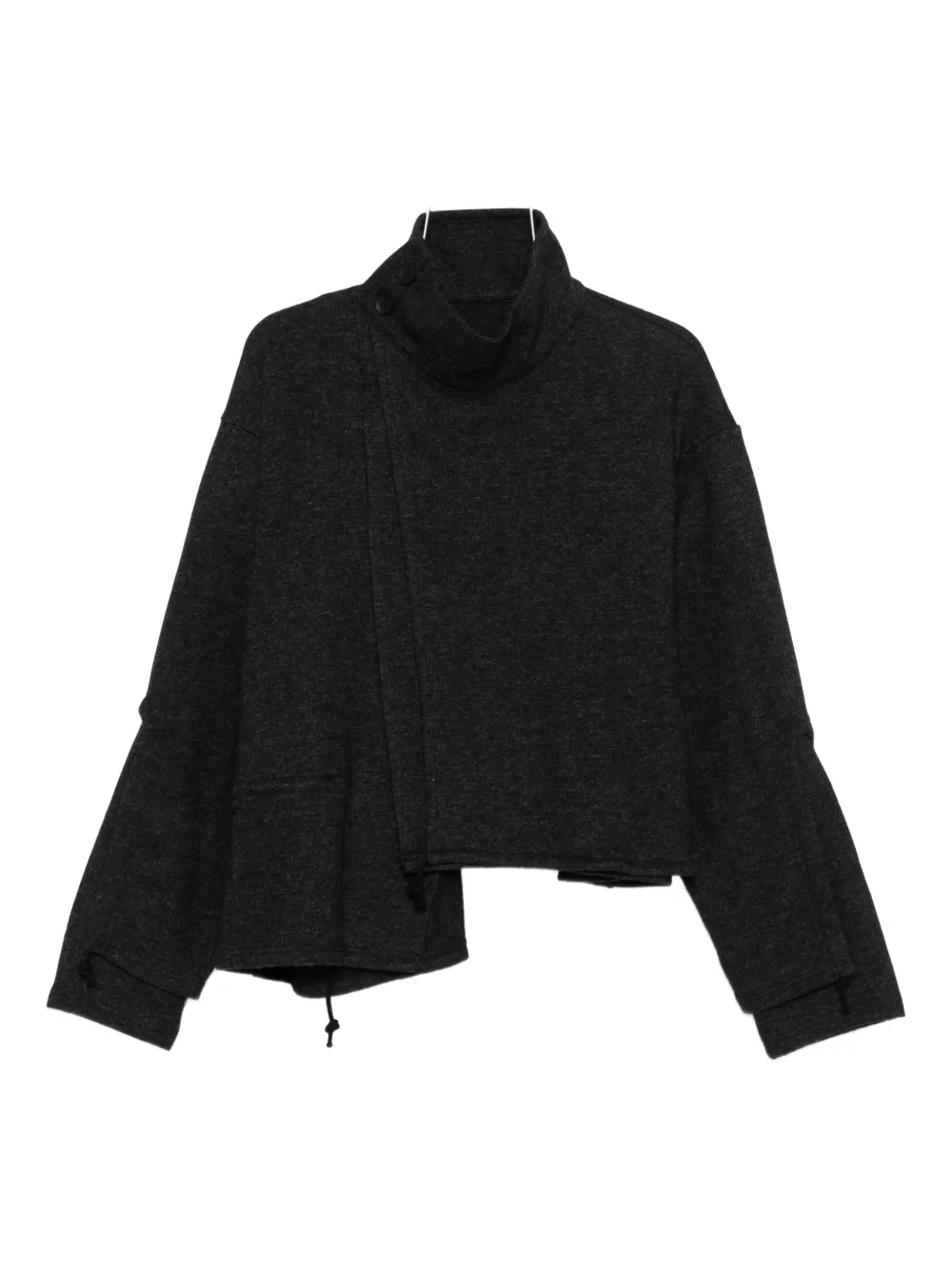 Yohji Yamamoto suéter con cuello alzado | gris | Image 1