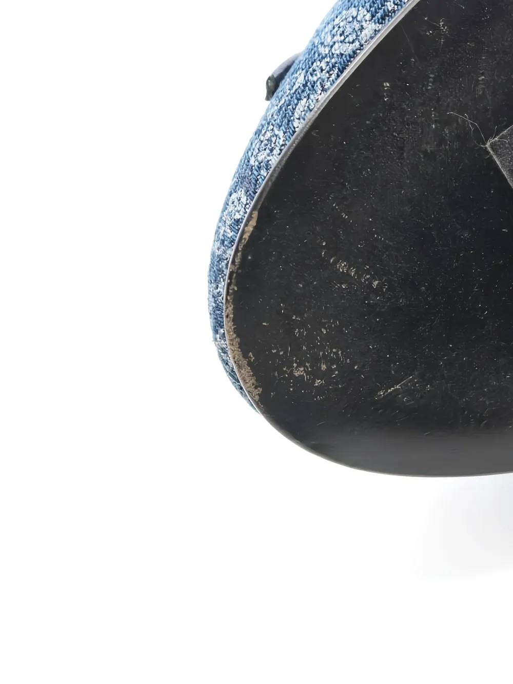 Pre-owned Chanel 1986-1988 Bow-detail Ballet Shoes In Blue