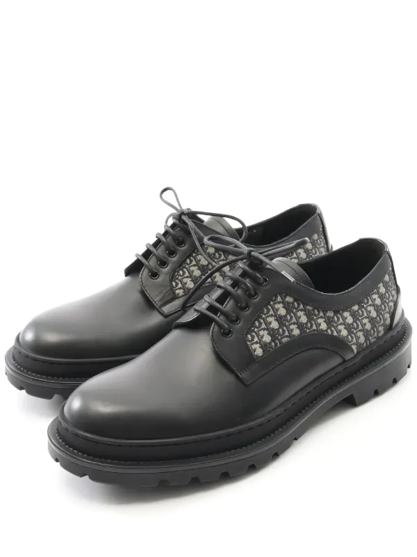 Casual Shoes Dior Shoes On Sale Christian Dior Pre-Owned 2010s Dior Explorer Derby Shoes Black